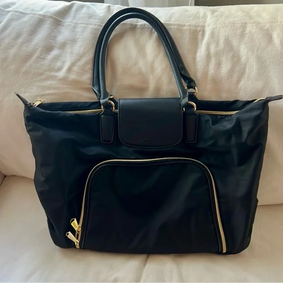 Aimee Kestenberg | Bags | Aimee Kestenberg Black Florence Nylon Travel Pocketed Laptop Tote Bag | Poshmark Aimee Kestenberg | Bags | Aimee Kestenberg Black Florence Nylon Travel Pocketed Laptop Tote Bag | Poshmark